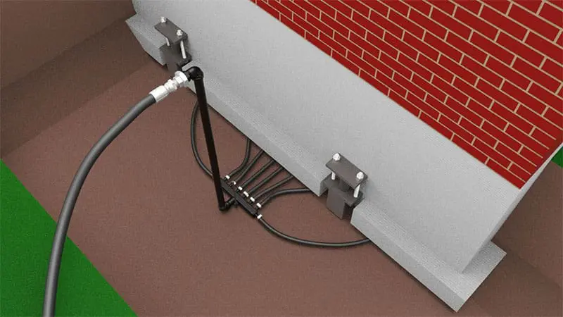 Pier Foundation Pressure Grout Jacking