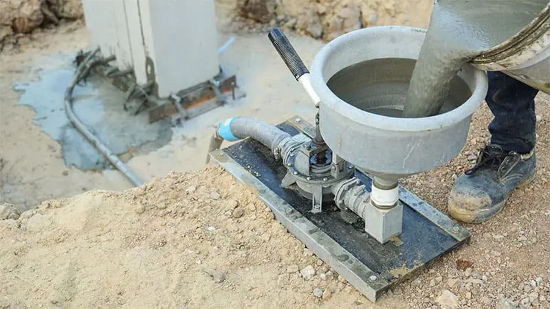 Pressure Grout Injection For Precast Columns